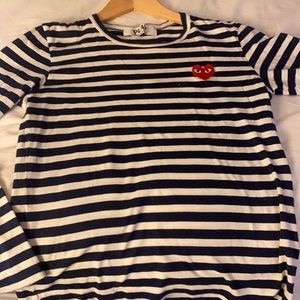 Play commended Garçons  stripped shirt